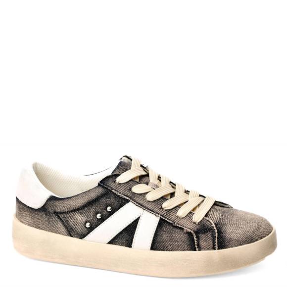 NEW HEY GIRL BY CORKYS women no chasers denim sneaker in washed blue - Picture 1 of 2